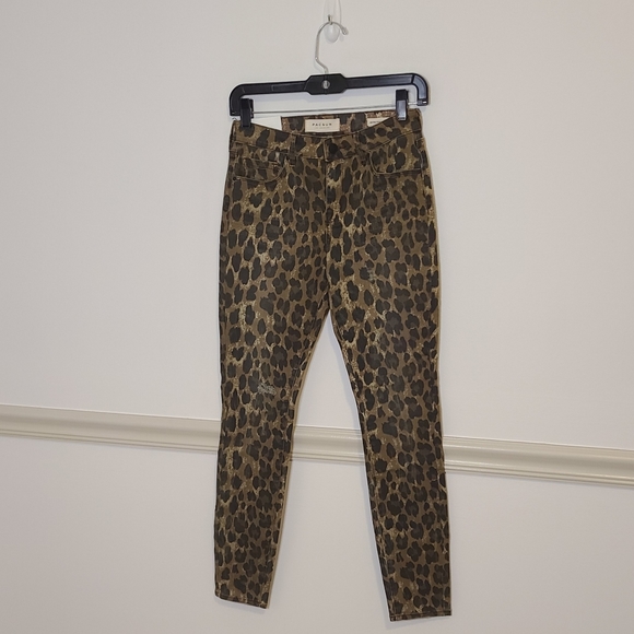 Pac Sun Leopard print Jeans 25 NWT - Picture 1 of 6